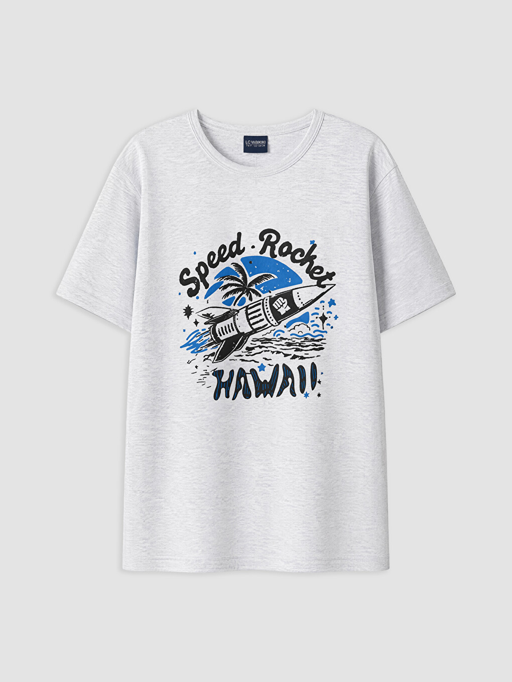 Crew Neck Printed Boys' Pyjamas Set-1
