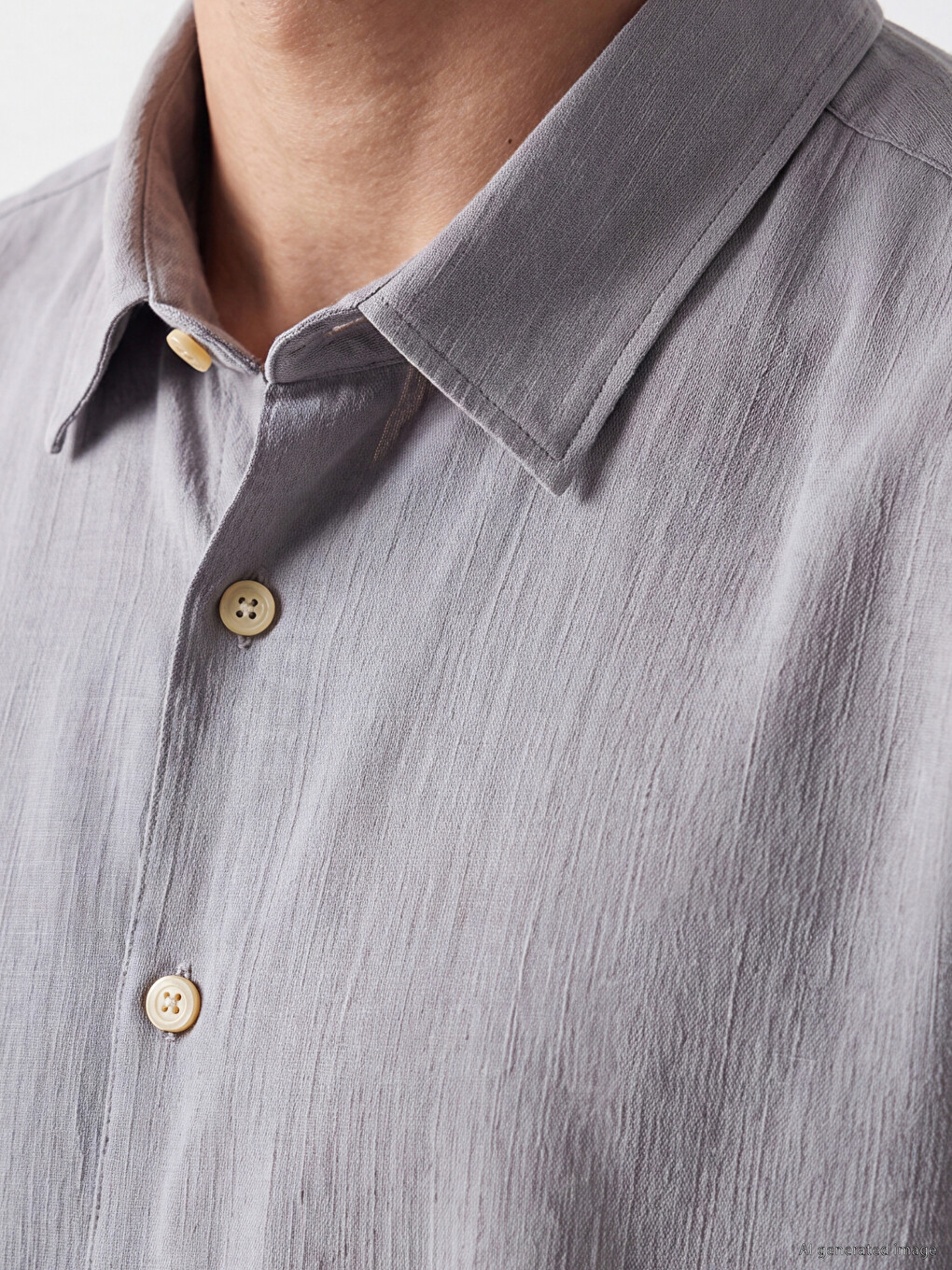 Regular Fit Krinkle Men's Shirt-2