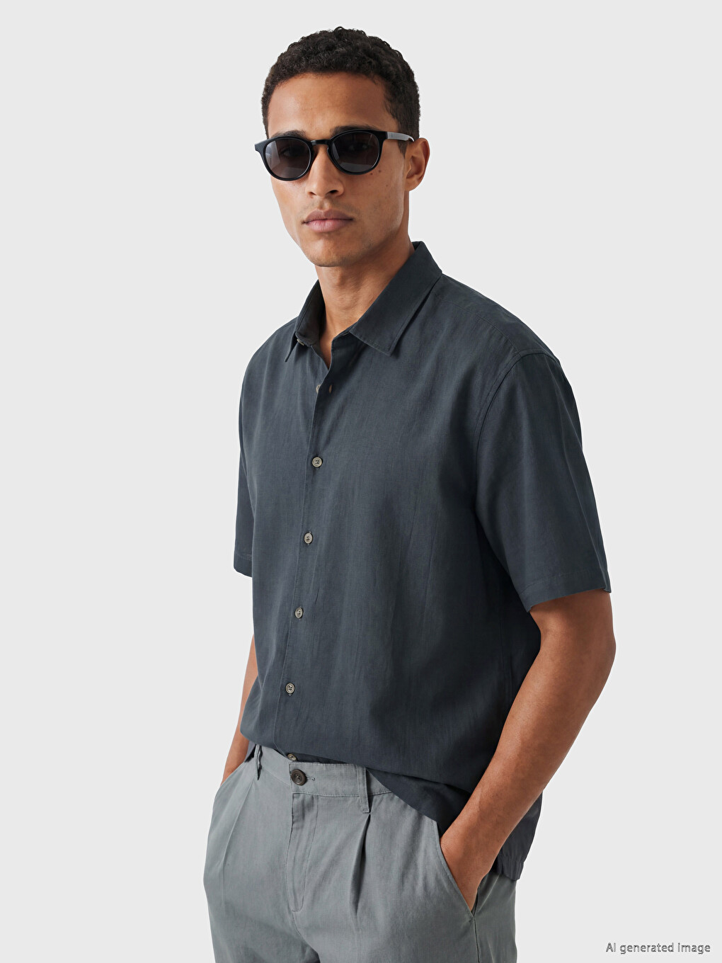 Man Anthracite Shirt