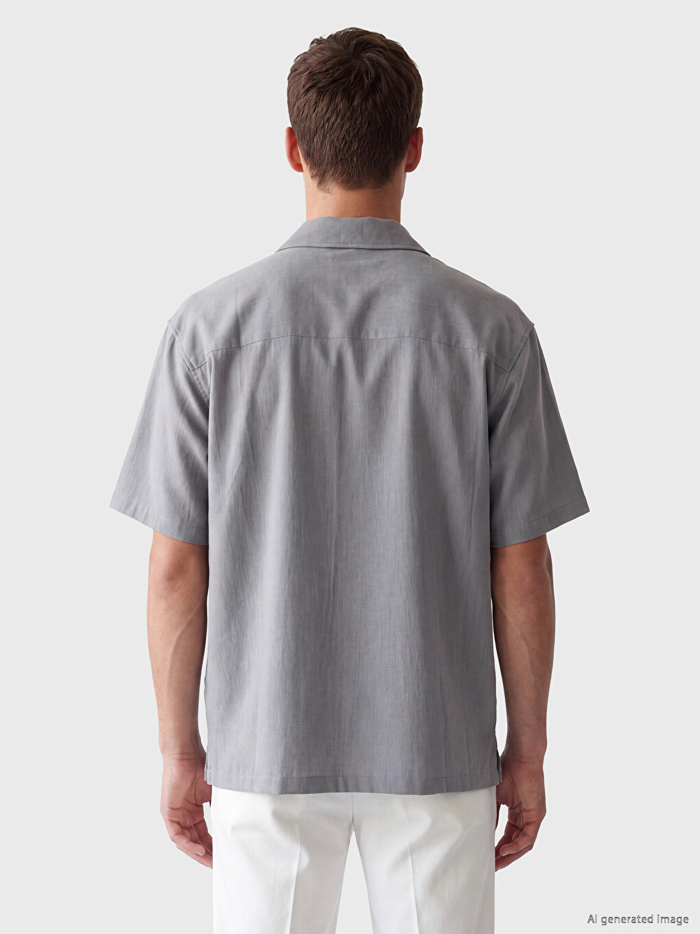 Regular Fit Krinkle Men's Shirt-3