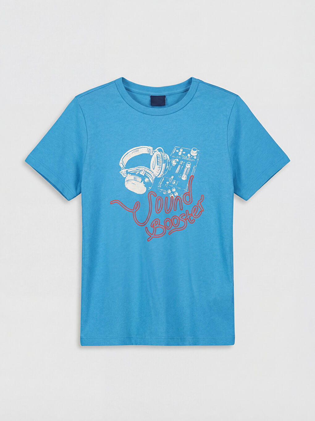 Turkuaz Baskılı Erkek Çocuk Şortlu Pijama Takımı-1