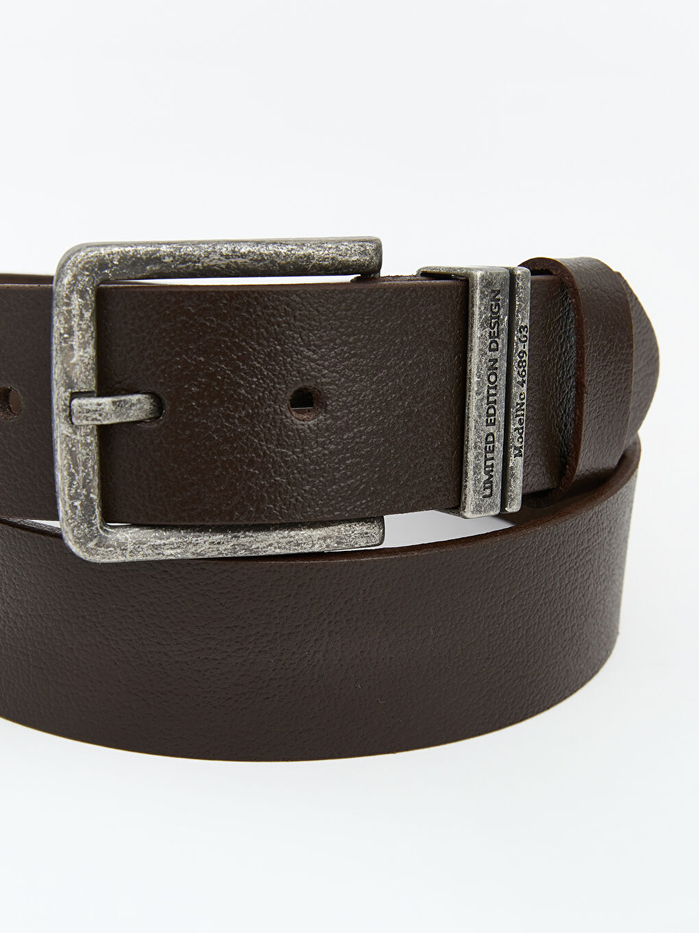 Kahverengi Hakiki Deri Erkek Kemer-3