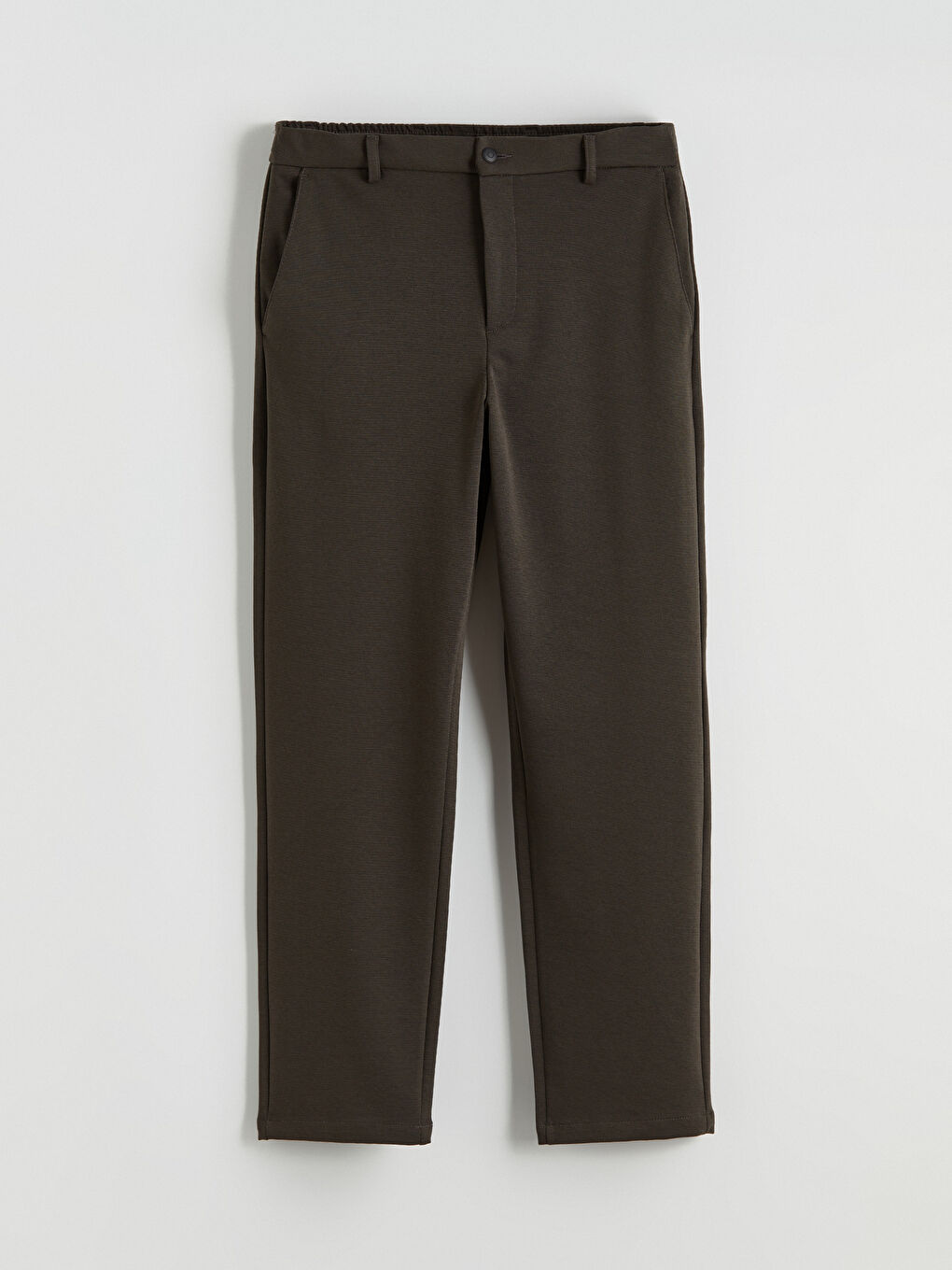 Haki Standart Kalıp Erkek Pantolon-4