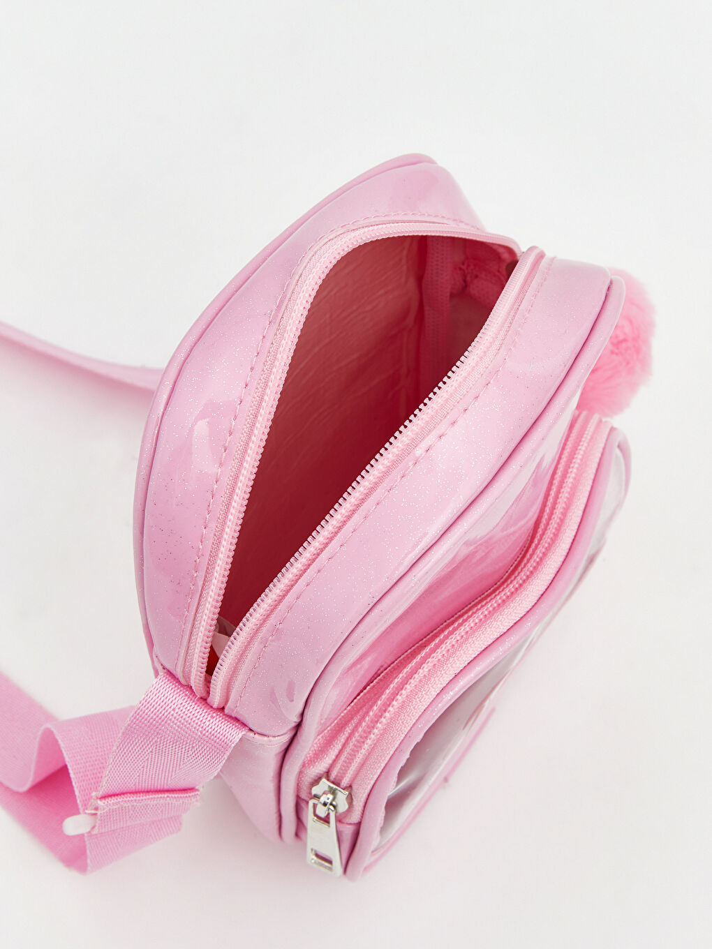 Pembe Barbie Baskılı Kız Çocuk Omuz Çantası-2