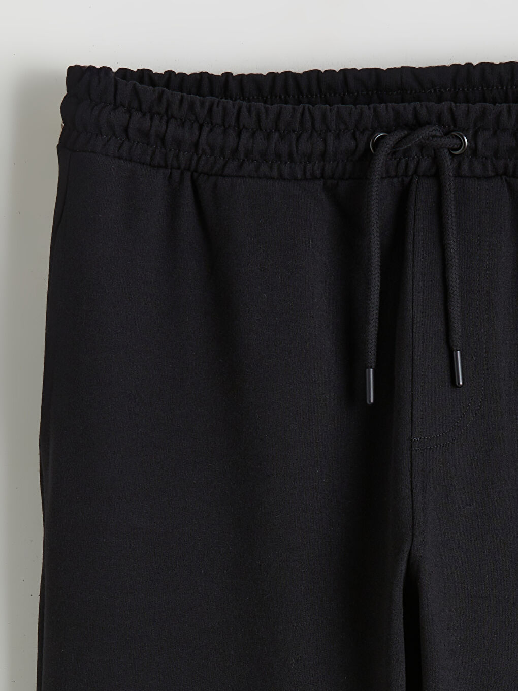 Siyah Standart Kalıp Erkek Eşofman Altı-5