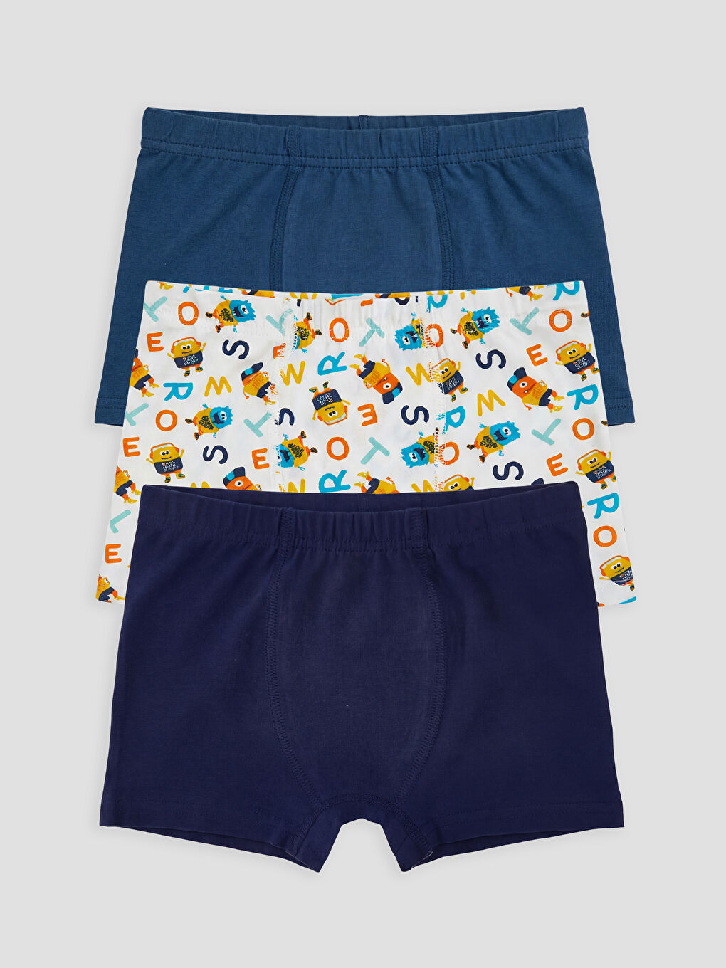 Karışık Erkek Çocuk 3'lü Boxer-1