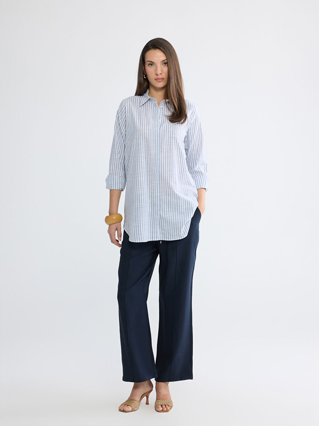 Woman NAVY Trousers
