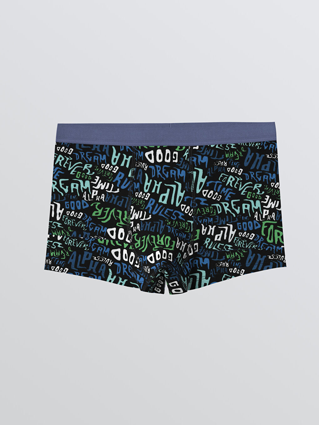 Karışık Yazı Baskılı Erkek Çocuk Boxer