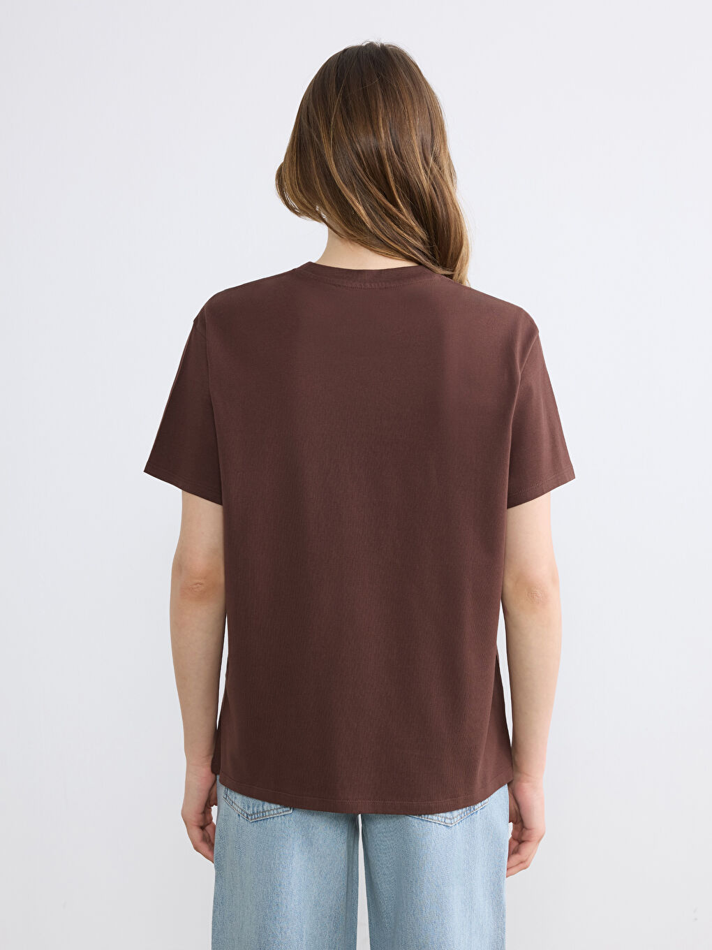 Woman BROWN T-Shirt-3