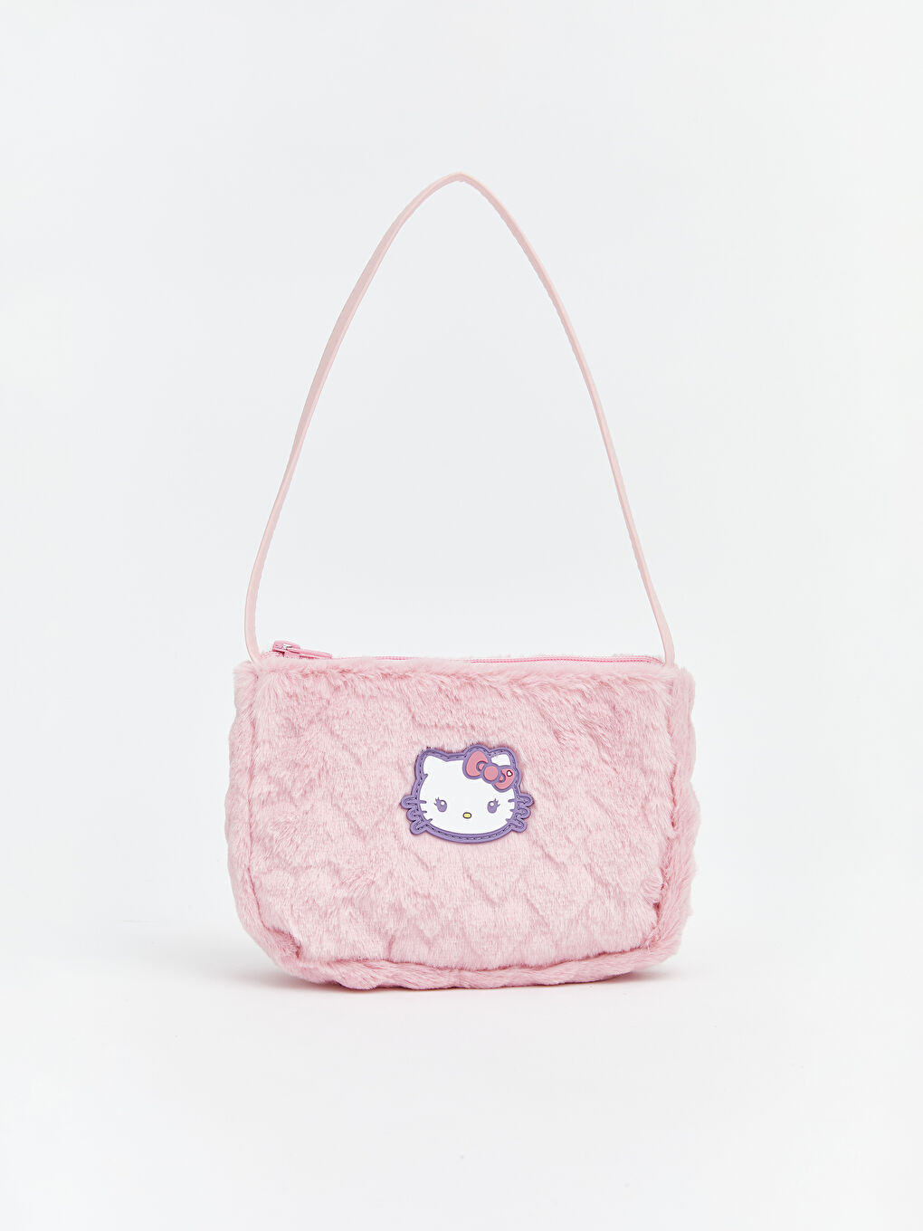 Pembe Hello Kitty Nakışlı Kız Çocuk Omuz Çantası