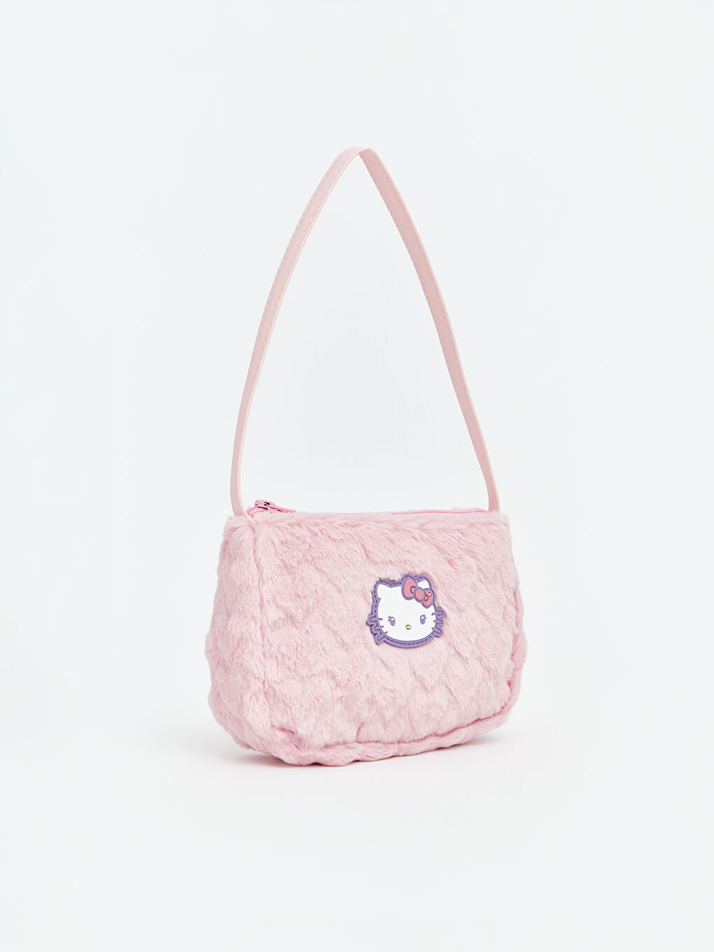 Pembe Hello Kitty Nakışlı Kız Çocuk Omuz Çantası-1