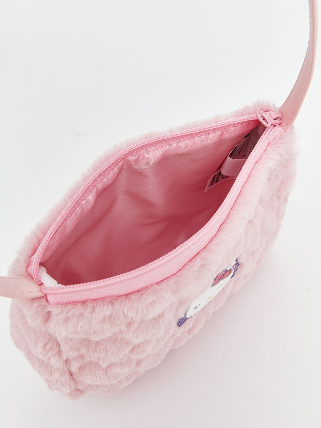 Pembe Hello Kitty Nakışlı Kız Çocuk Omuz Çantası-3