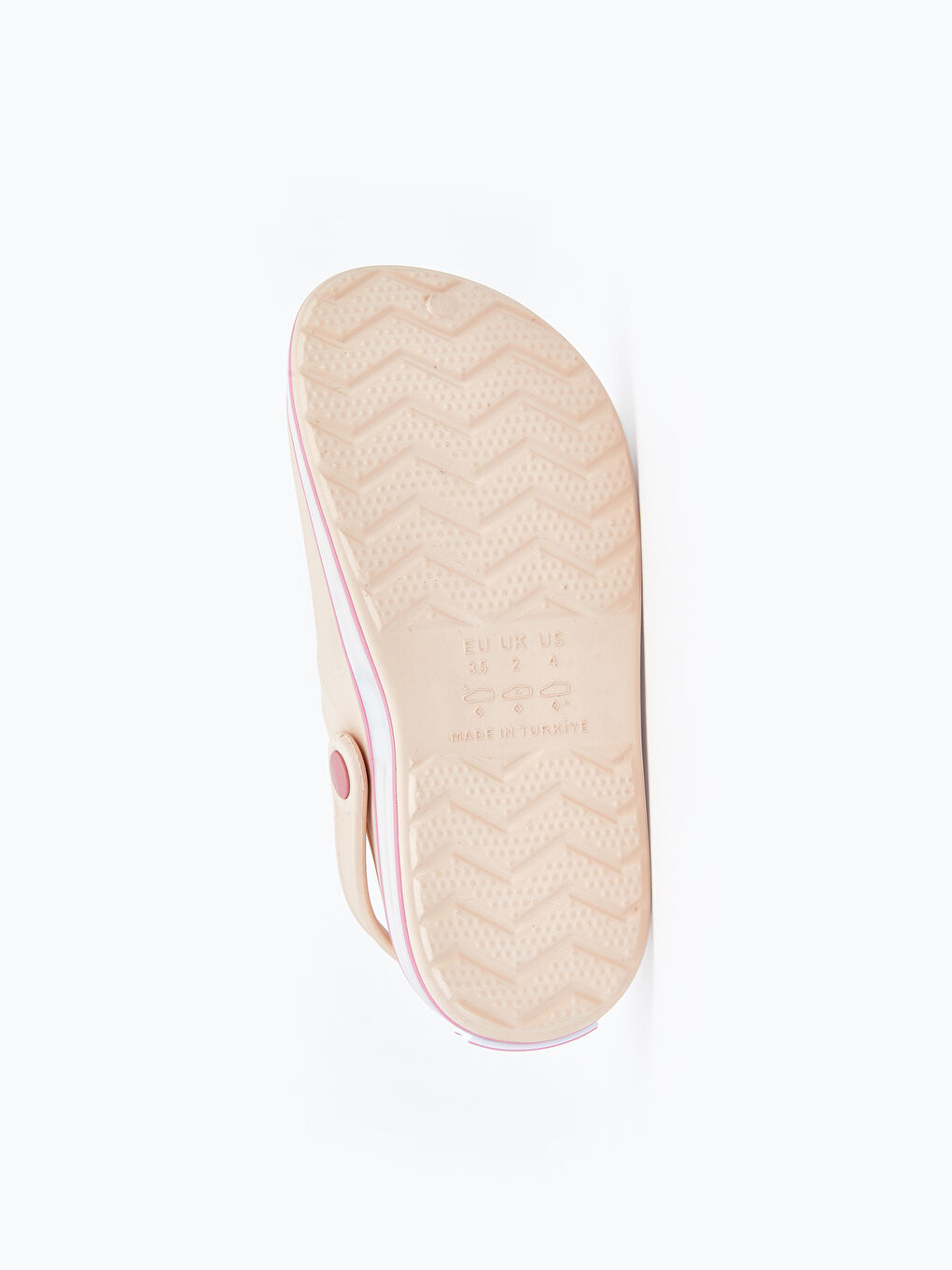 Pembe Çiçek Baskılı Kız Çocuk Plaj Sandaleti-3