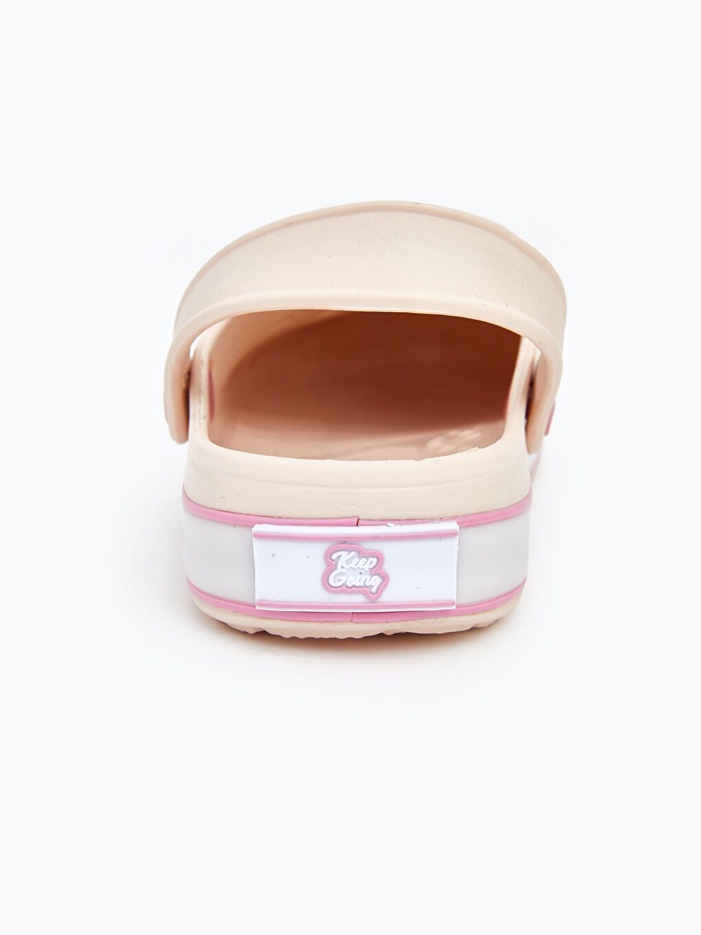 Pembe Çiçek Baskılı Kız Çocuk Plaj Sandaleti-5