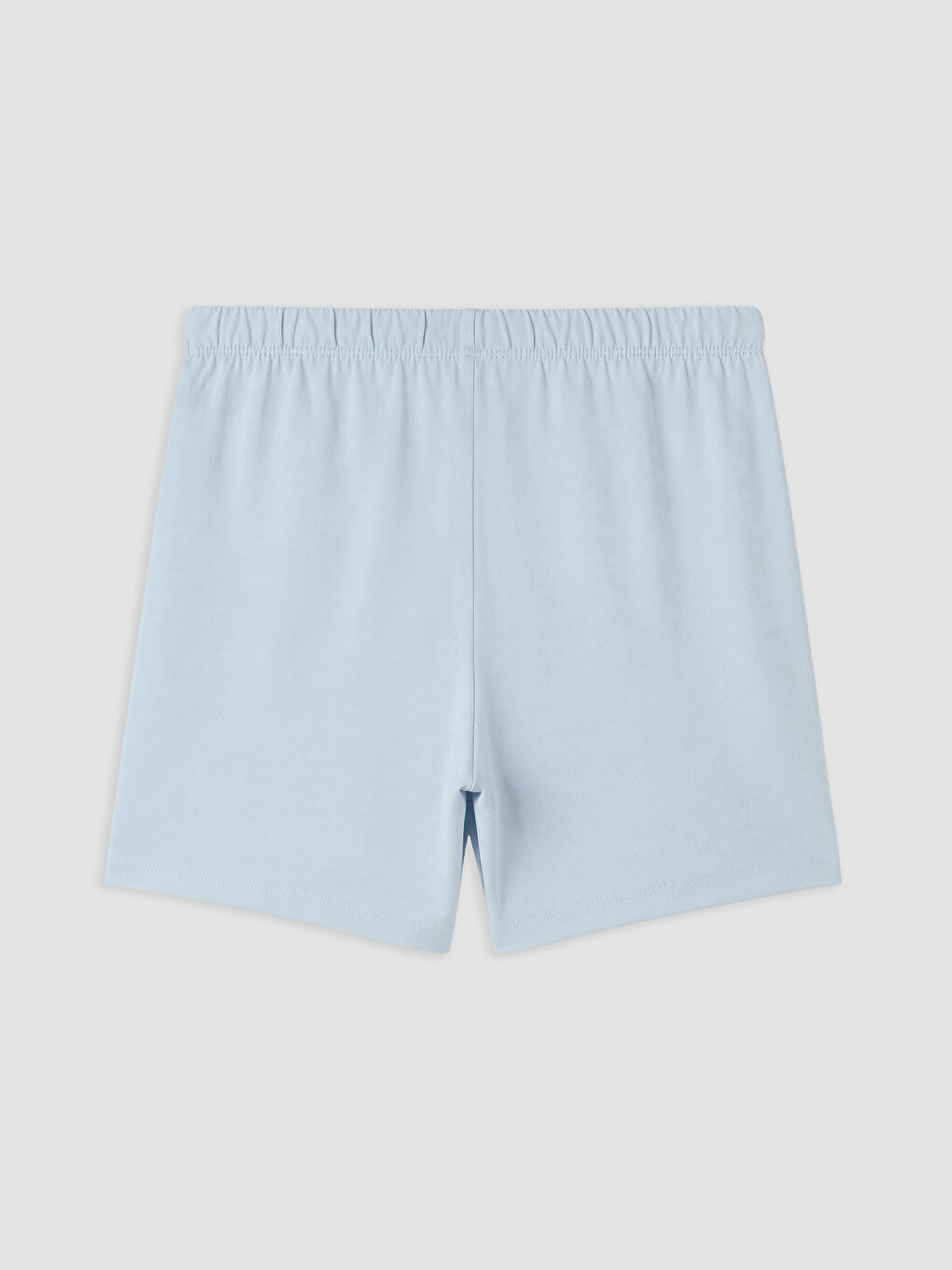 Sarı Baskılı %100 Pamuklu Kadın Şort Pijama Altı 2'li-2
