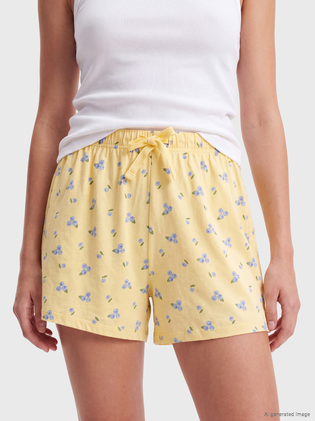 Printed 100% Cotton Women's Short Pyjama Bottoms 2 Pack-4