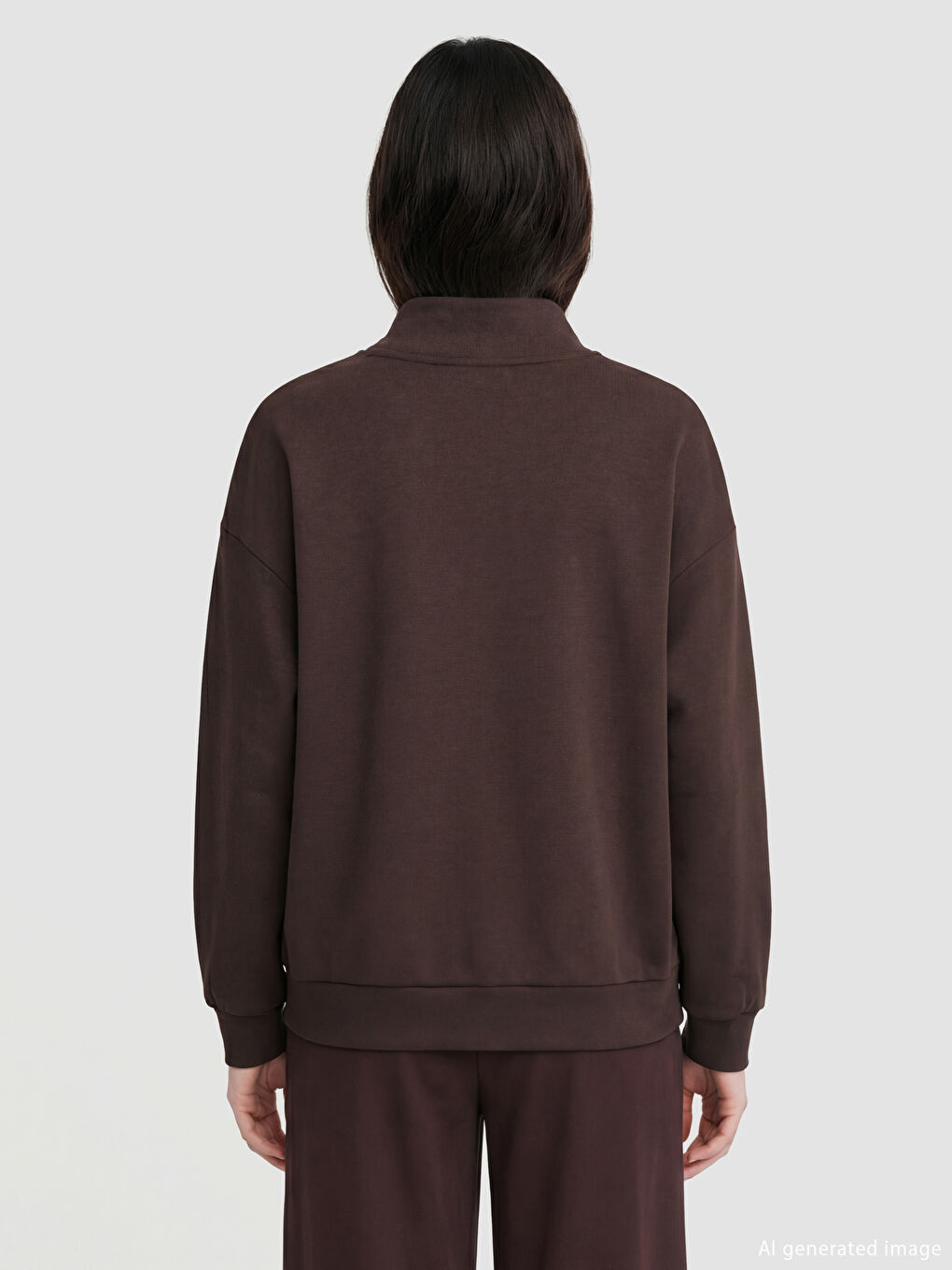 Soft Touch Turtleneck Women's Sweatshirt-4