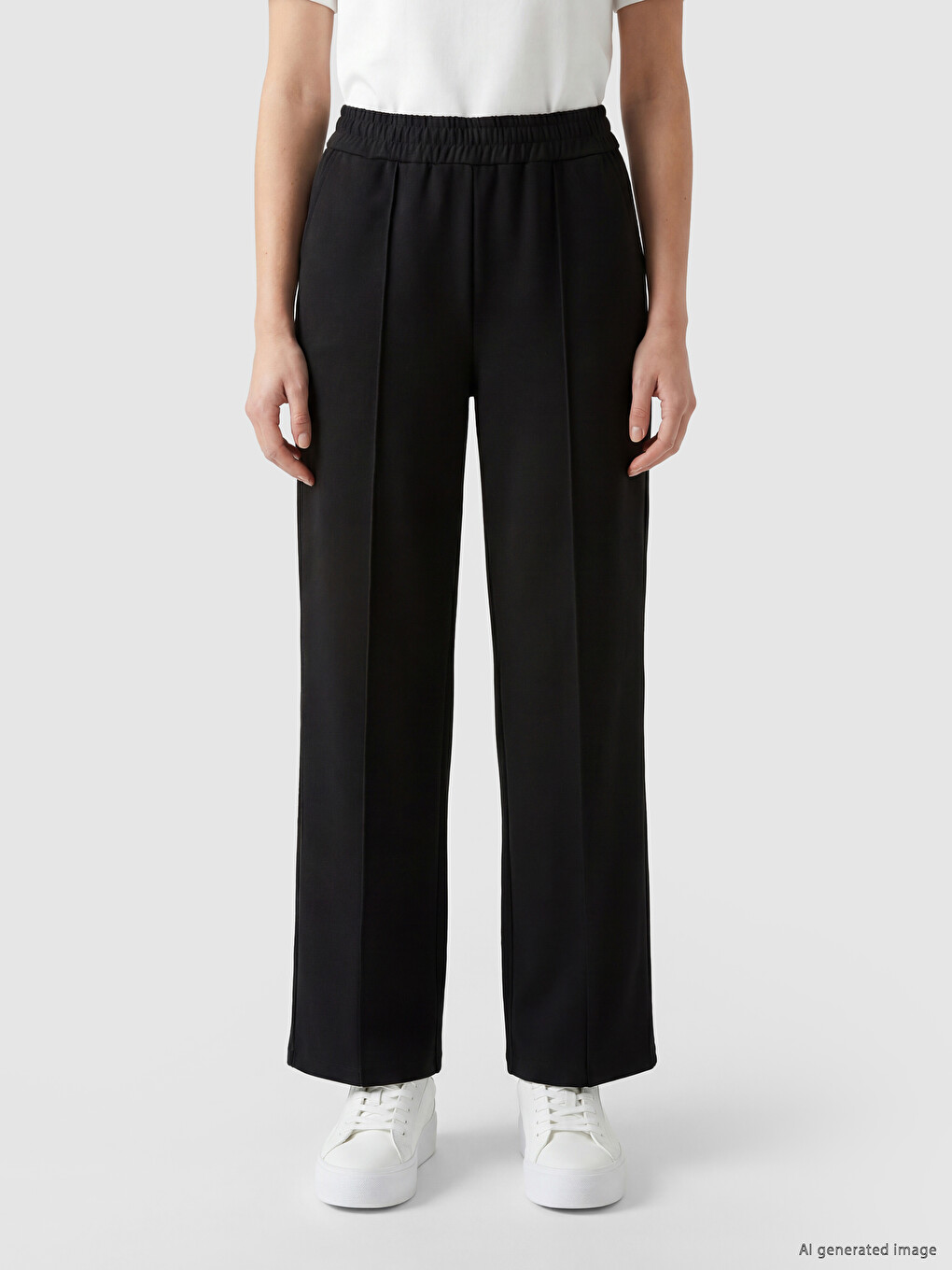 Women's Soft-Touch Elastic-Waist Joggers-2