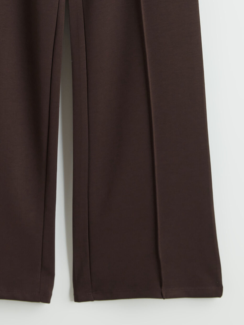 Kahverengi Beli Lastikli Soft Touch Kadın Eşofman Altı	-5