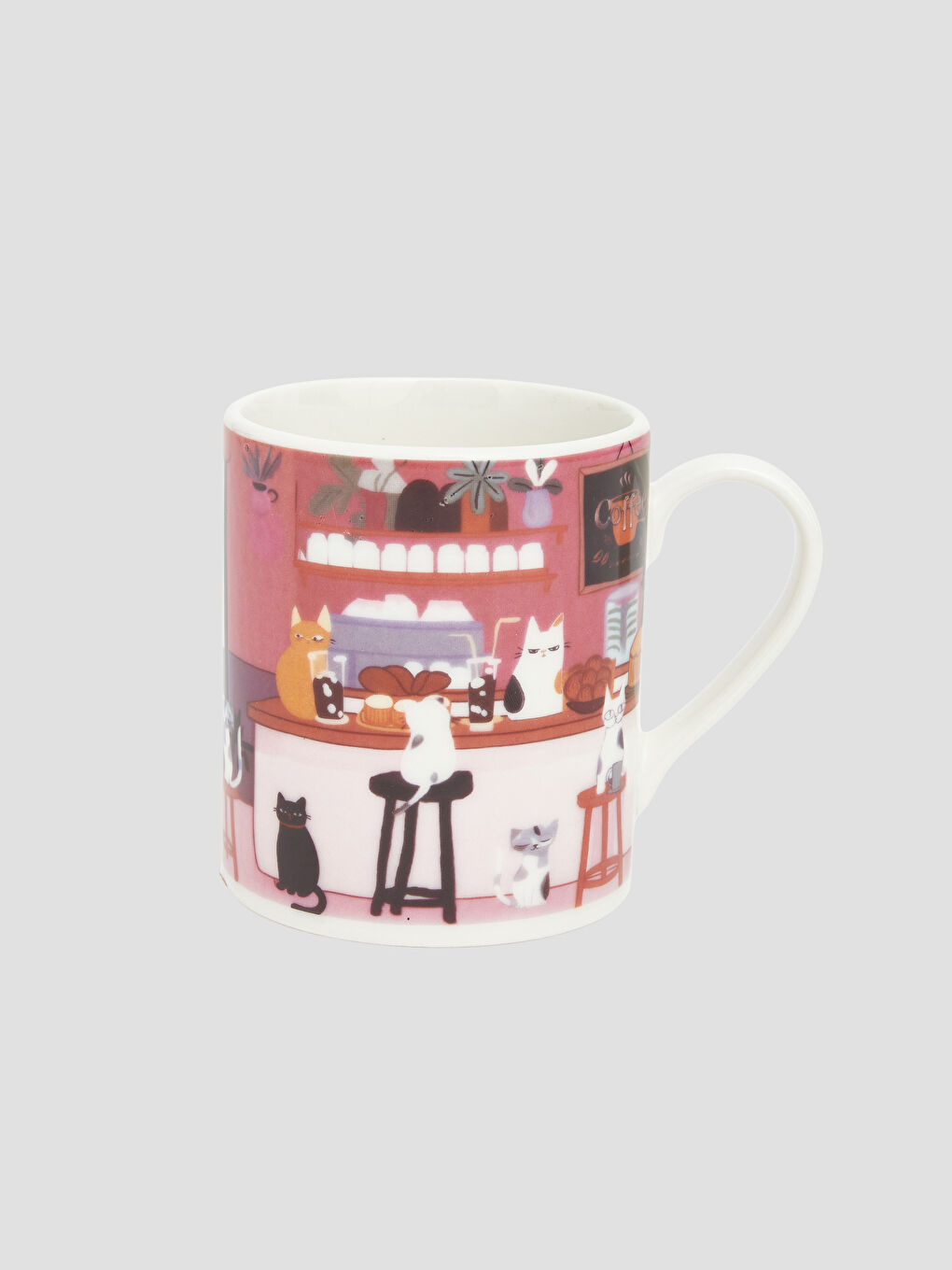 Cat Print Ceramic Mug 290 ml-3