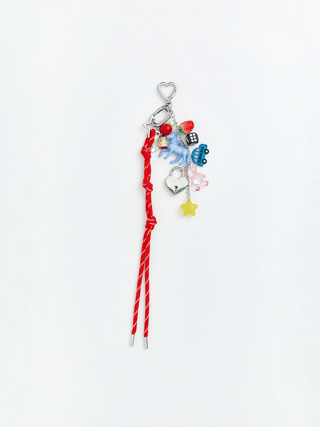 Heart Figured Bag Charm