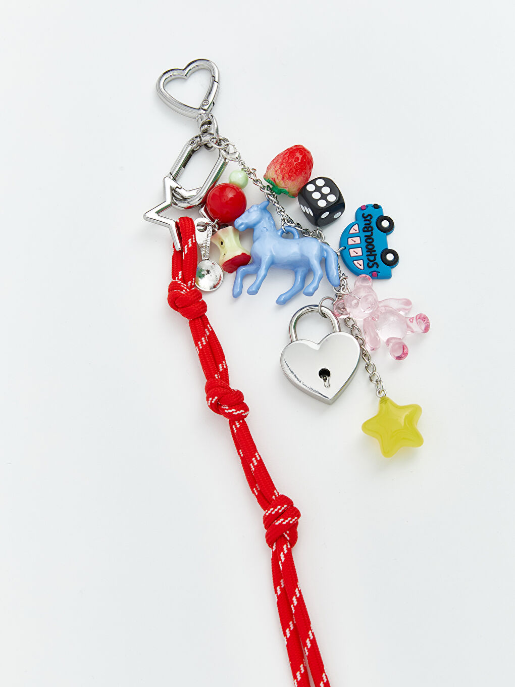 Heart Figured Bag Charm-1