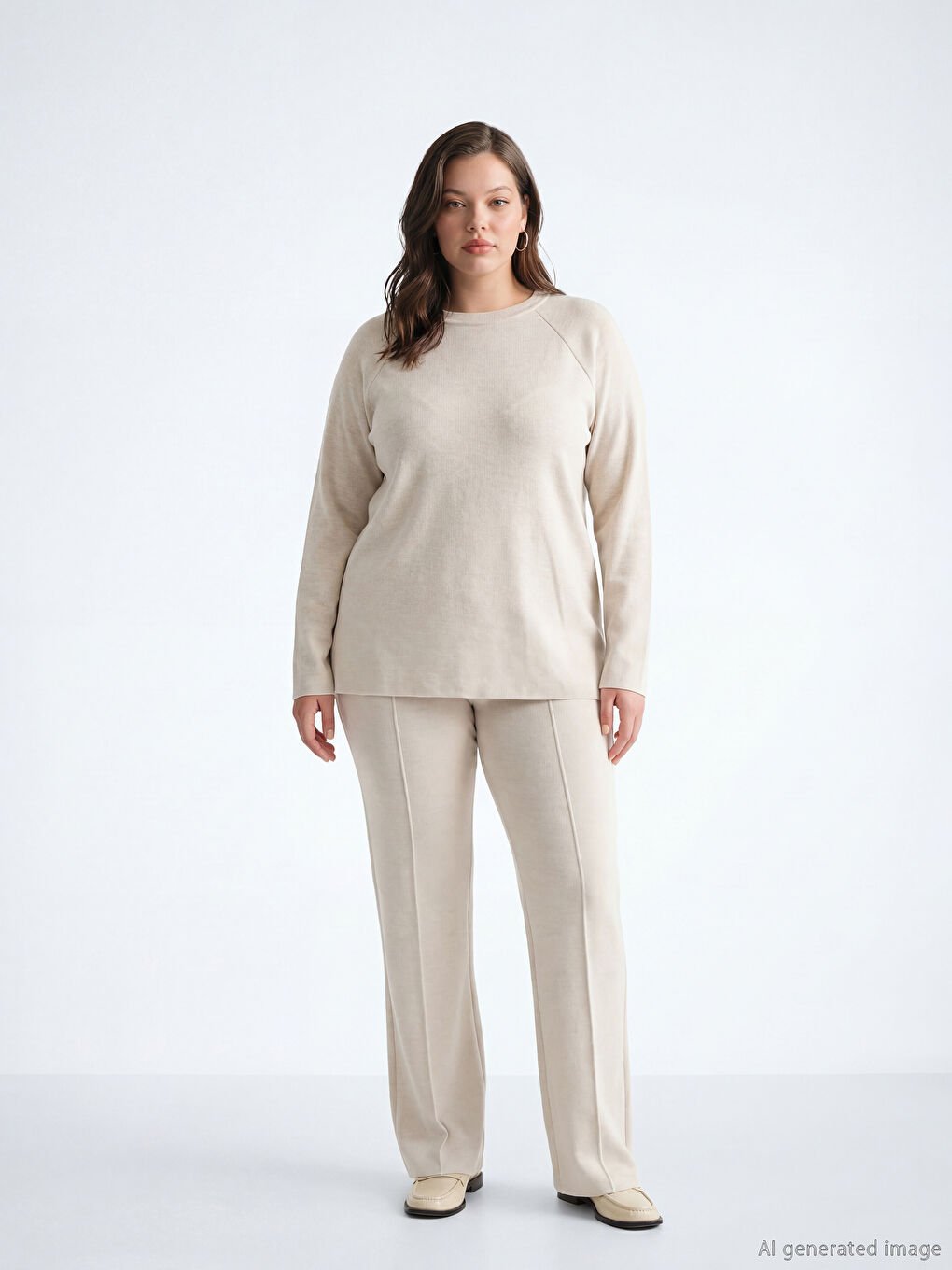 بنطلون - نساء بخصر مرن-1