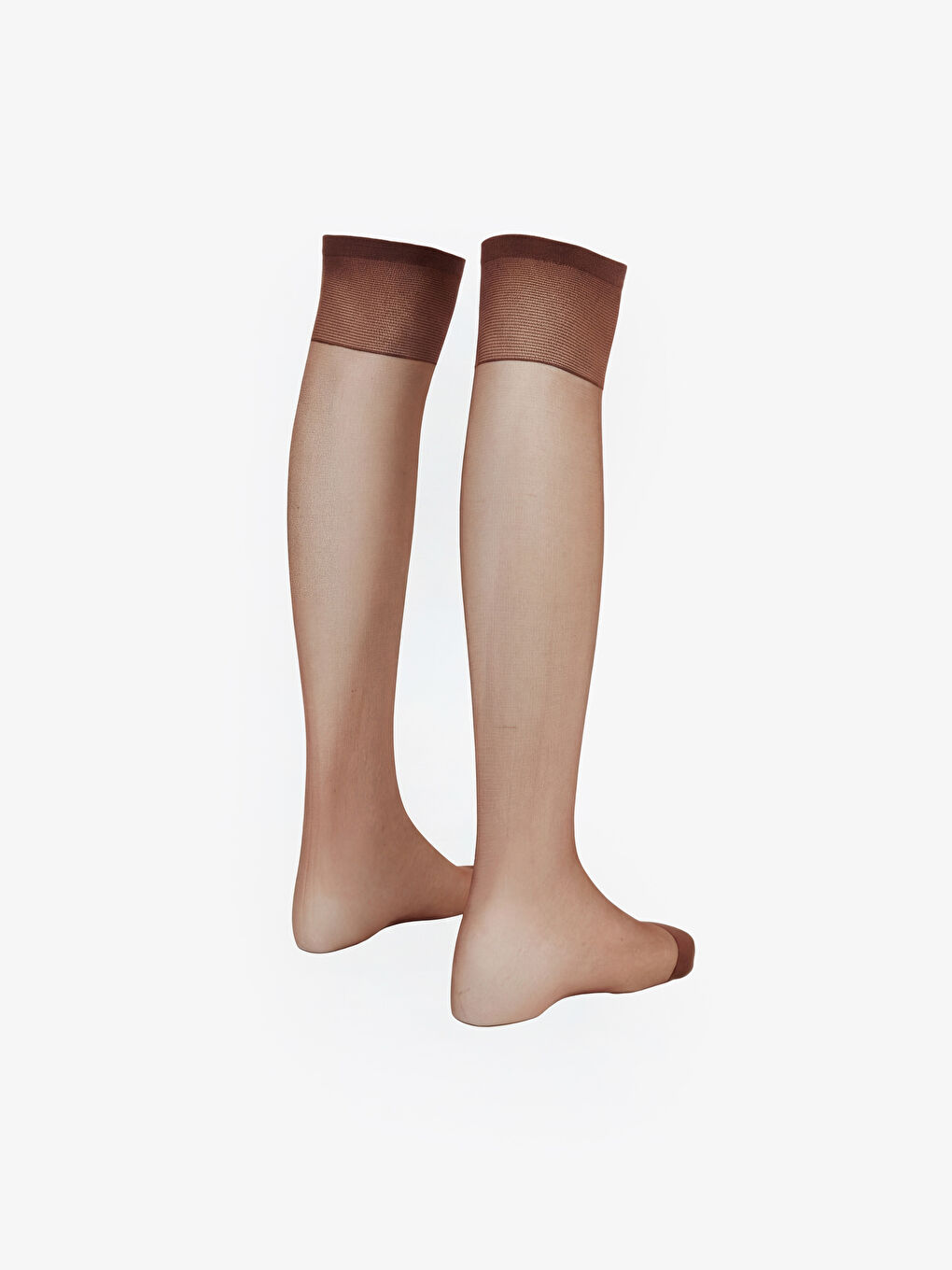 Mürdüm 5 Denye Kadın Diz Altı Çorap 2'li-3