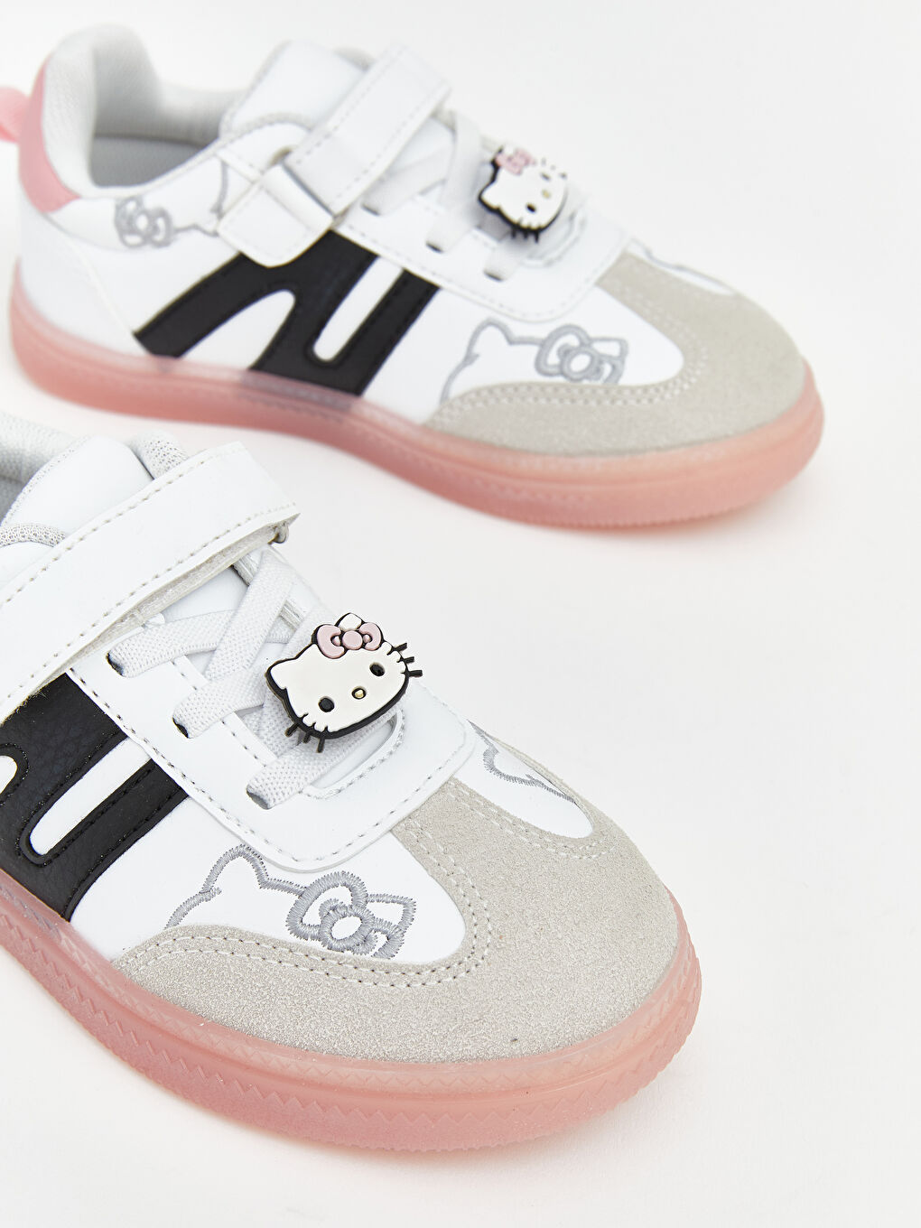 Beyaz Hello Kitty Baskılı Kız Çocuk Spor Ayakkabı-2