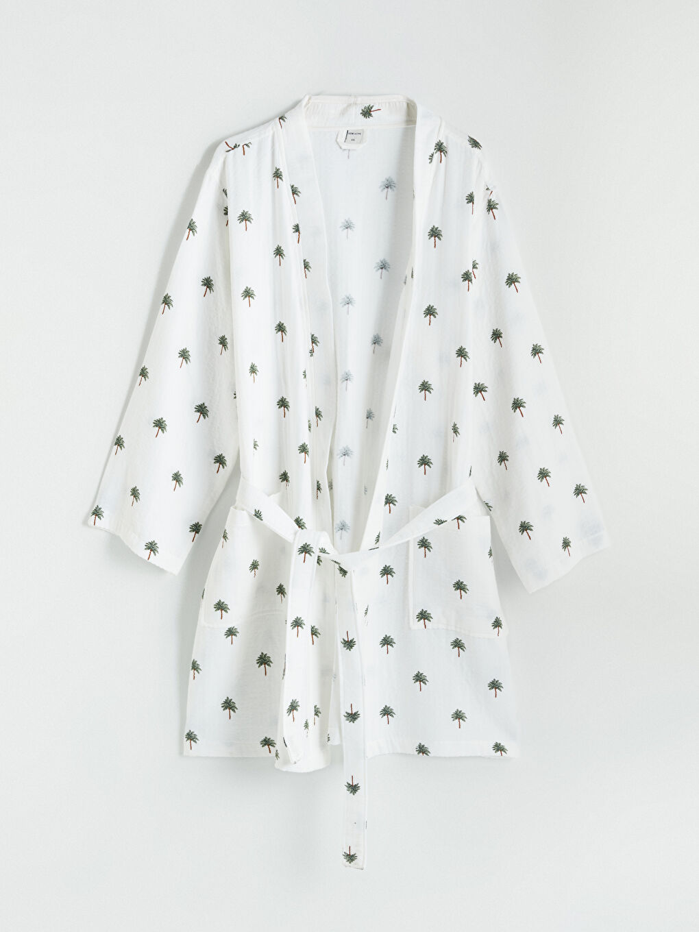 Karışık Desenli Kadın Bornoz-1