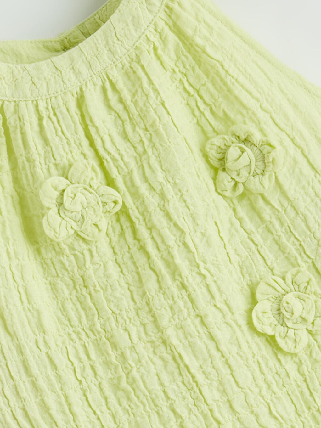 Mädchen GRÜN Kleid-1