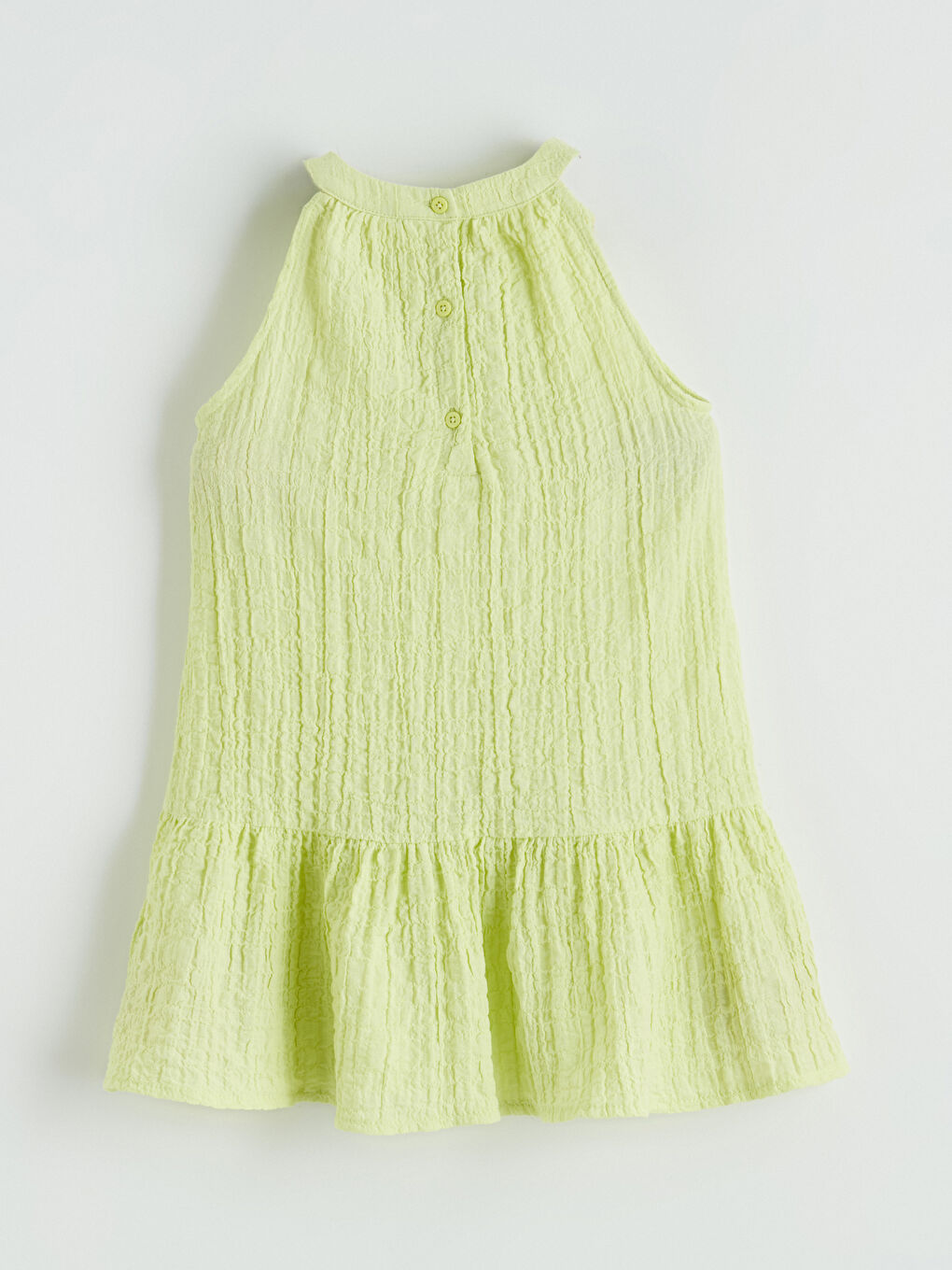 Mädchen GRÜN Kleid-2