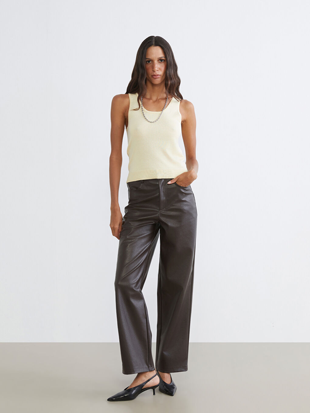 Woman YELLOW Tank Top-1