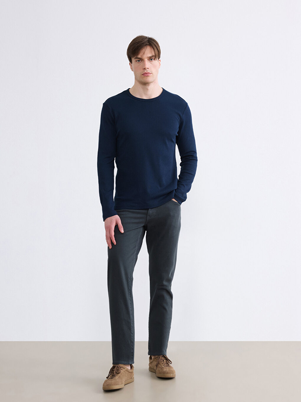 Gri 779 Regular Fit Erkek Jean Pantolon