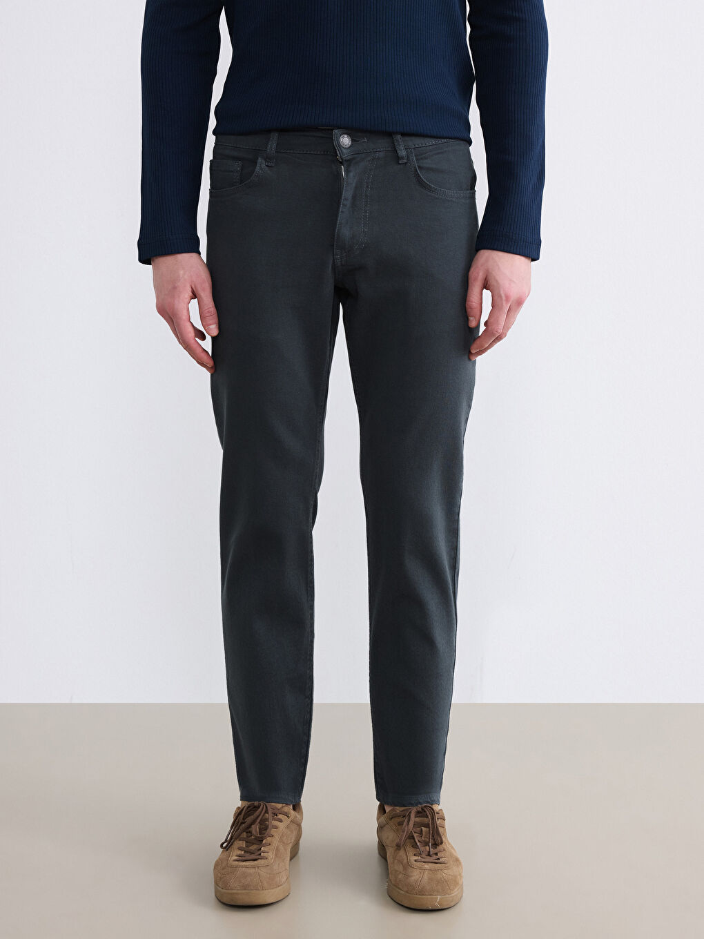 Gri 779 Regular Fit Erkek Jean Pantolon-2