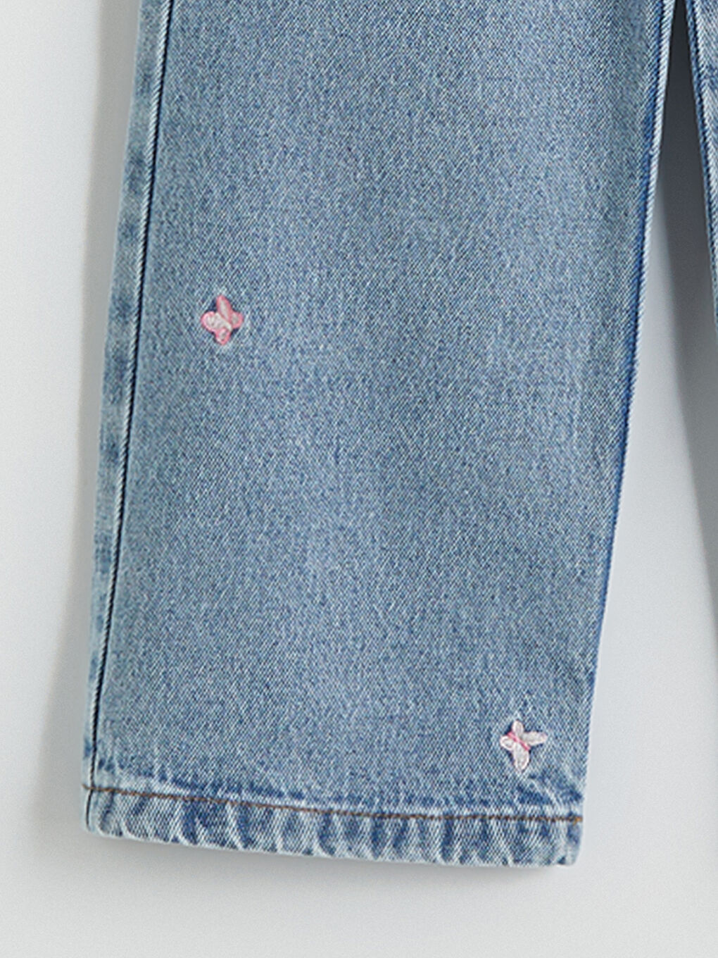 Девочки Индиго Джинсы-1