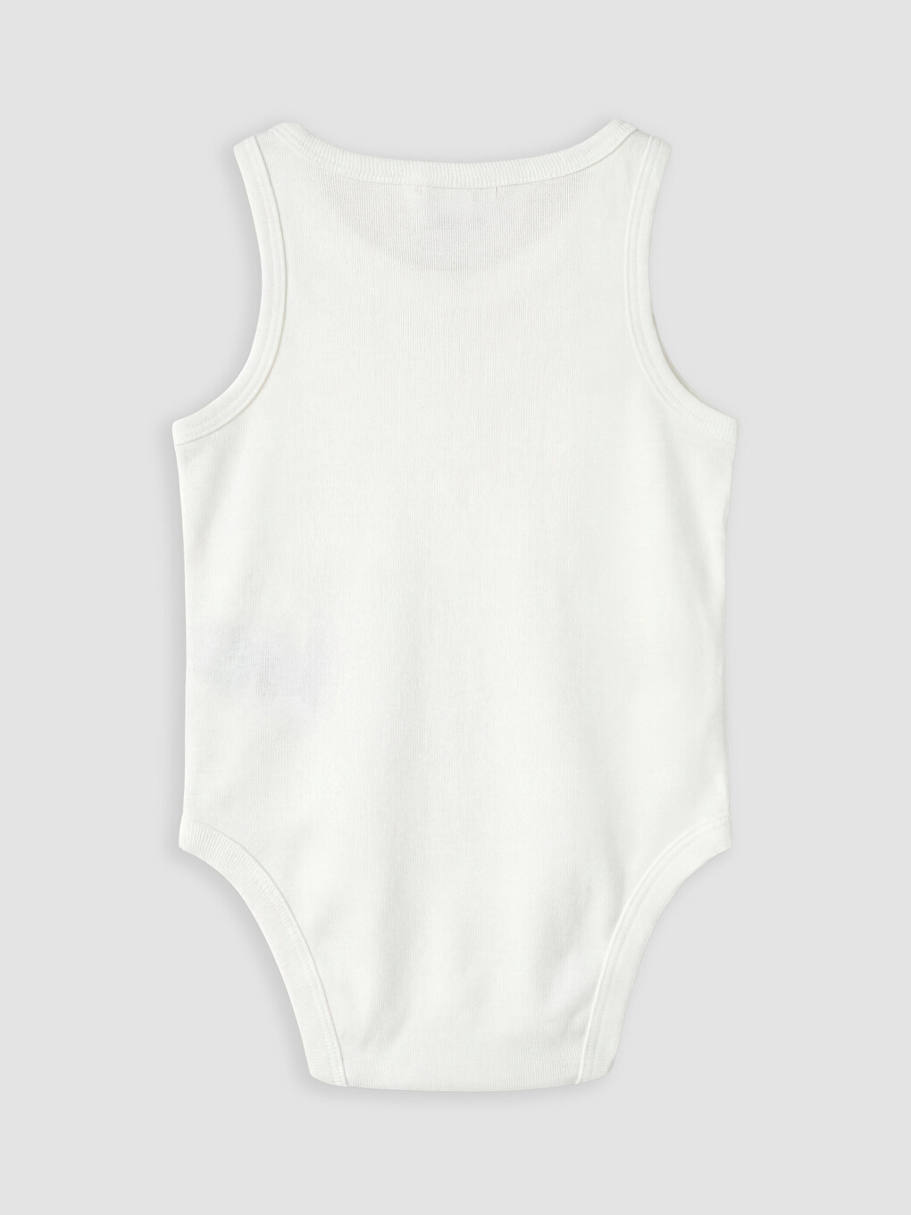 Ekru Kız Bebek Çıtçıtlı Body-1