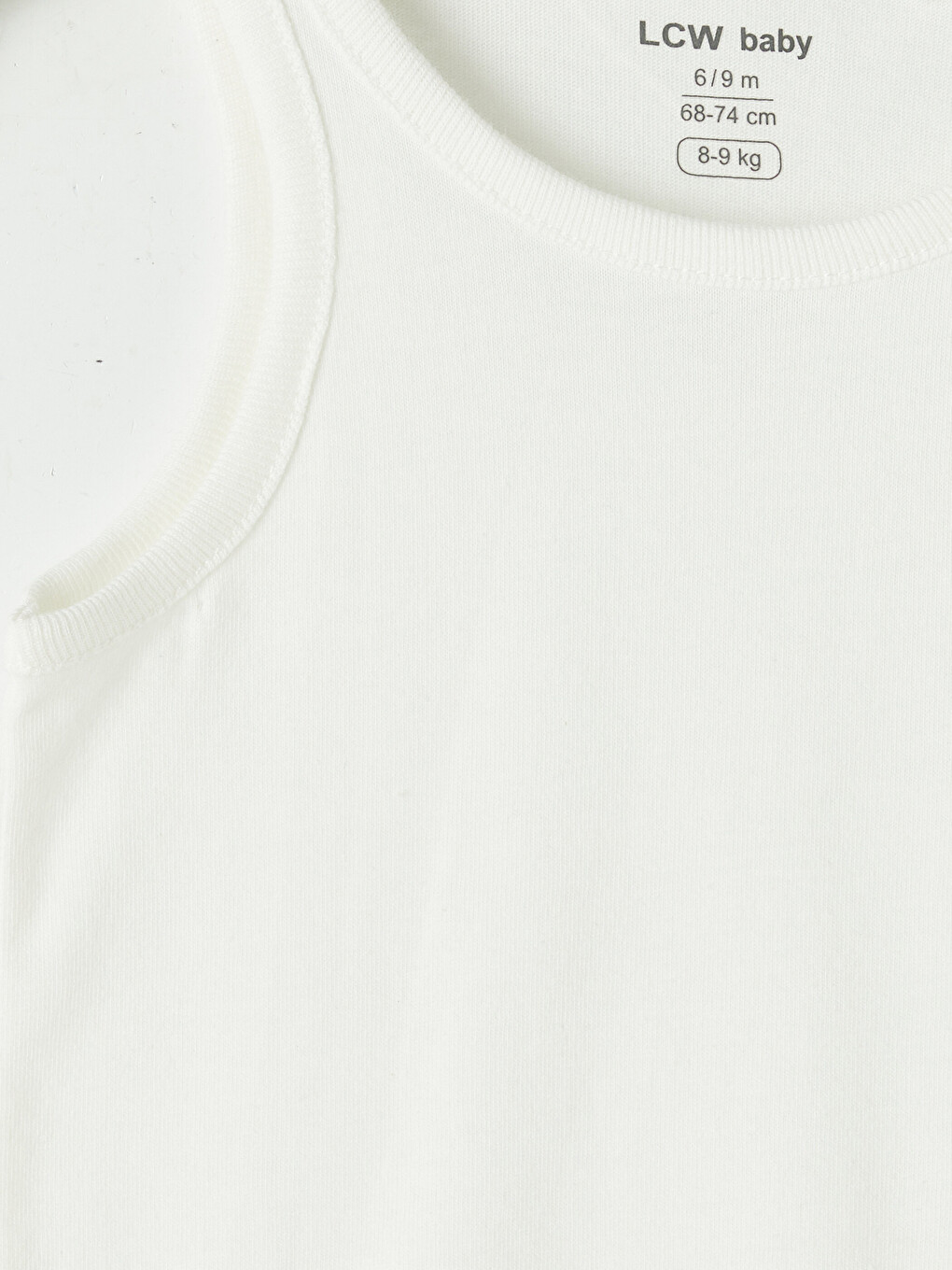 Ekru Kız Bebek Çıtçıtlı Body-2