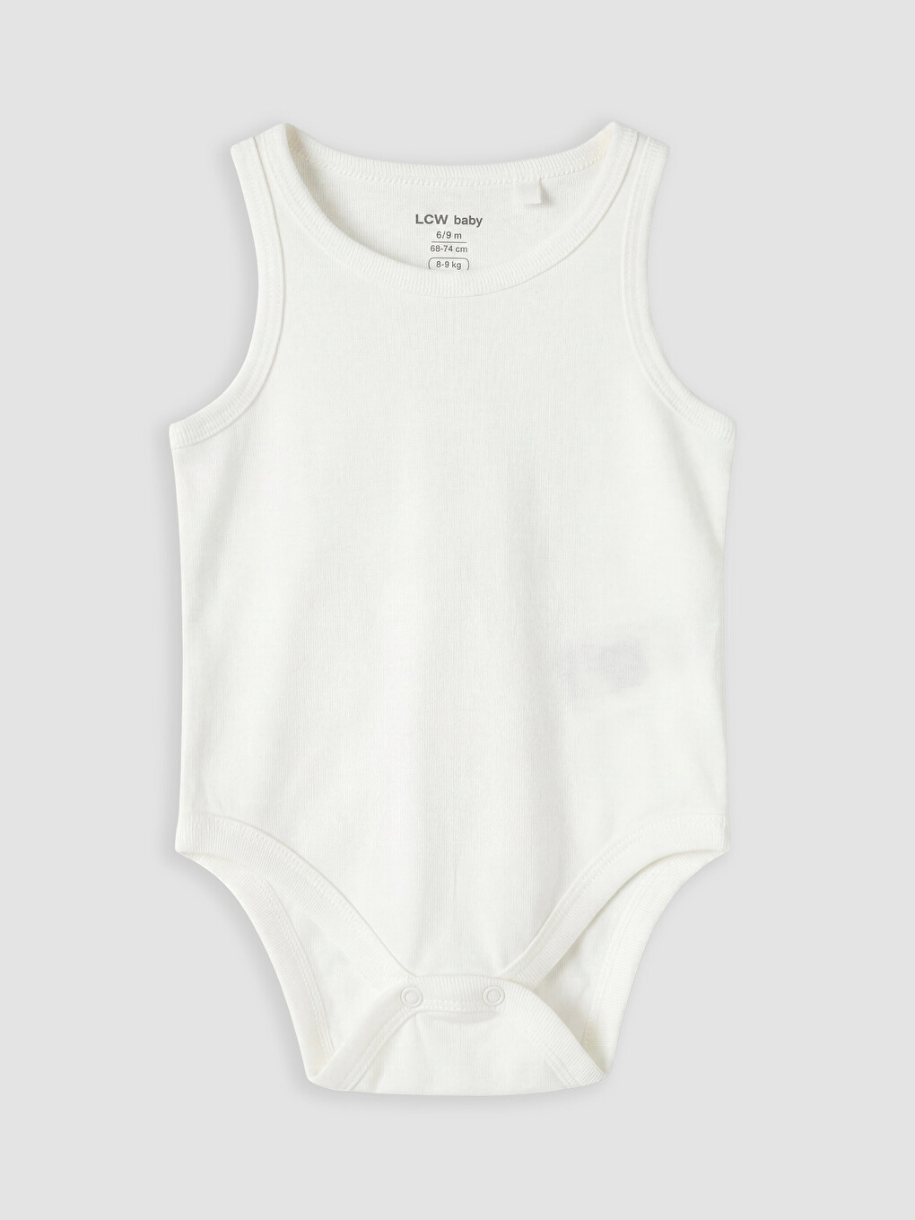Ekru Kız Bebek Çıtçıtlı Body