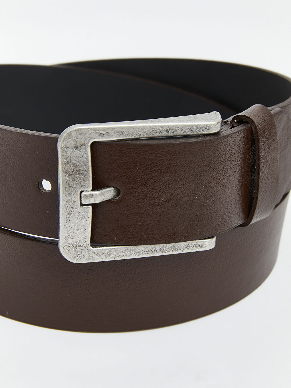 Kahverengi Deri Görünümlü Erkek Kemer -2