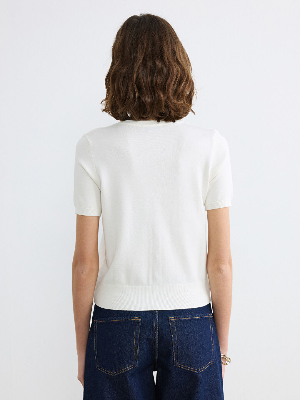 Woman ECRU Cardigan-3