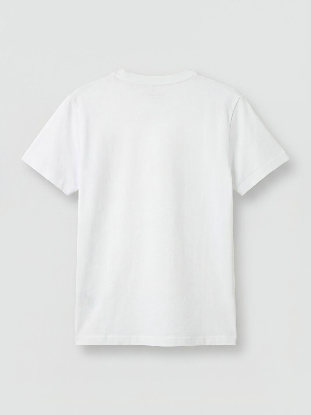 Футболка с круглым вырезом и коротким рукавом для девочек-1