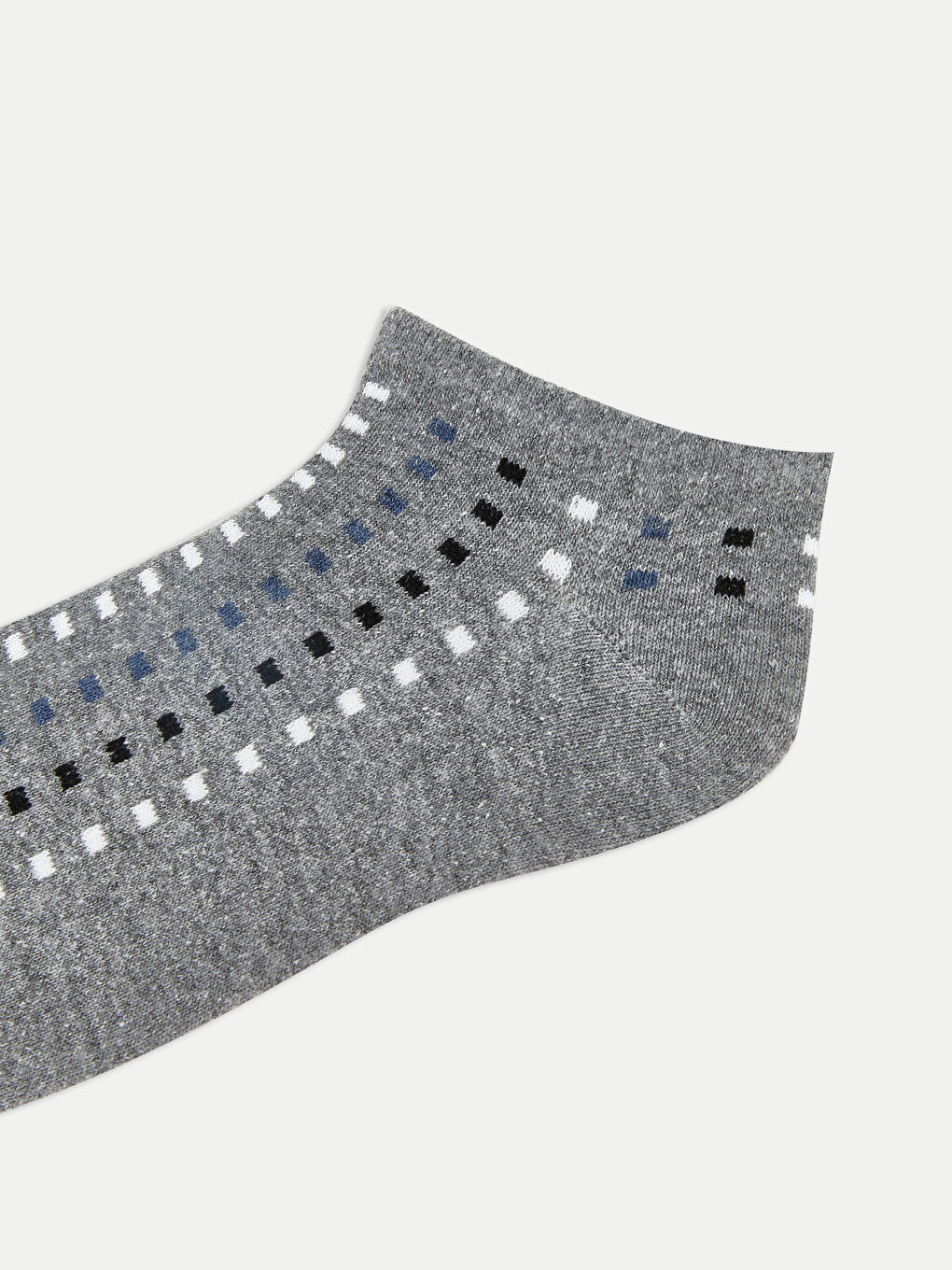 Karışık Desenli Erkek Patik Çorap 3'lü-1