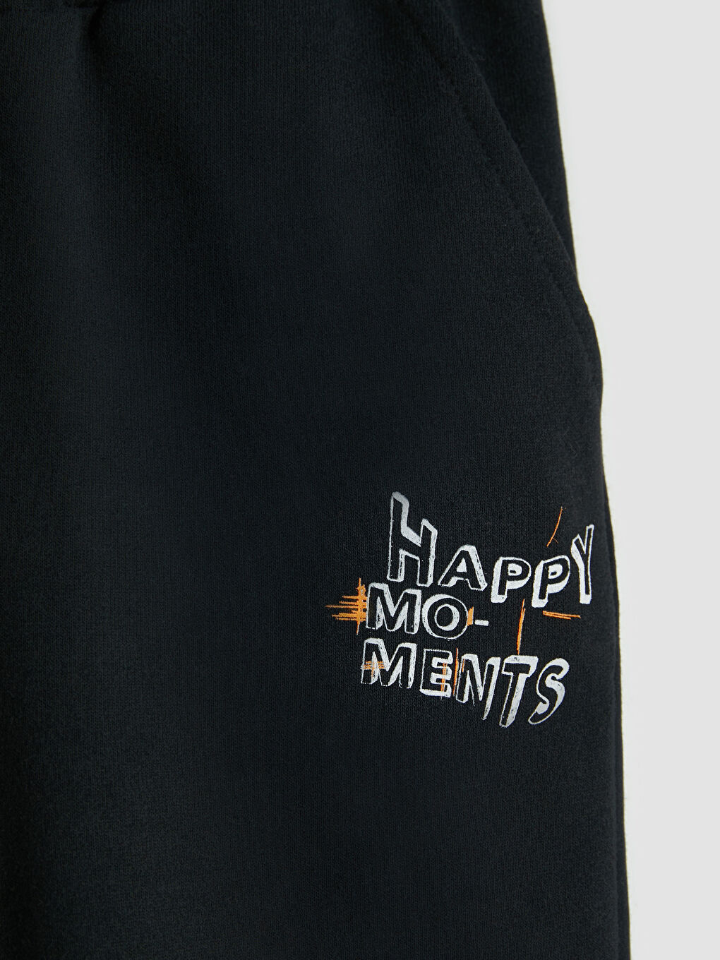 Siyah Baskılı Erkek Çocuk Jogger Eşofman Altı-2