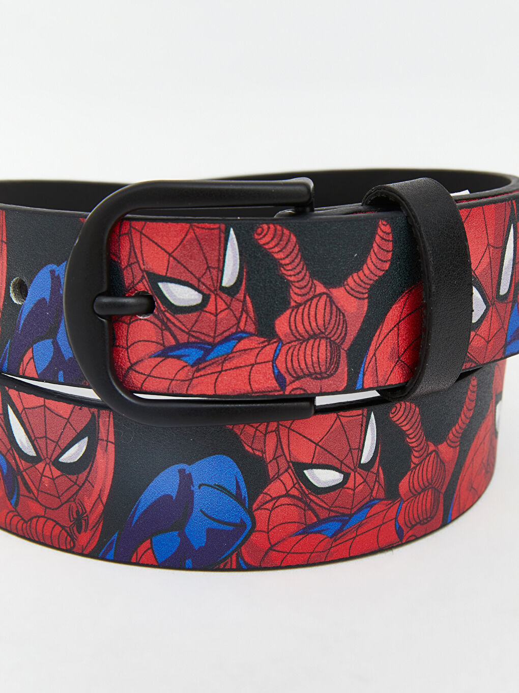 Siyah Spider-Man Baskılı Erkek Bebek Kemer-3