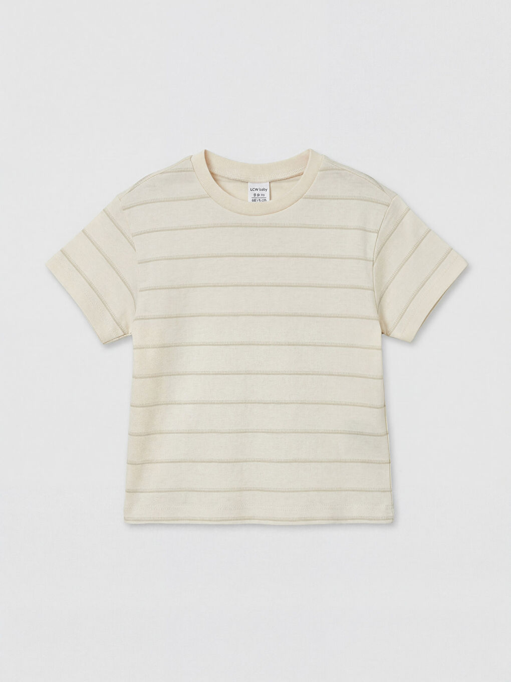 Yeşil Çizgili Erkek Bebek Salopet ve Tişört Takım-3