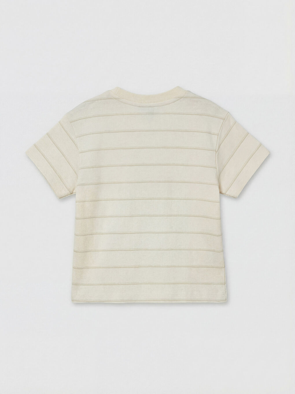 Yeşil Çizgili Erkek Bebek Salopet ve Tişört Takım-4