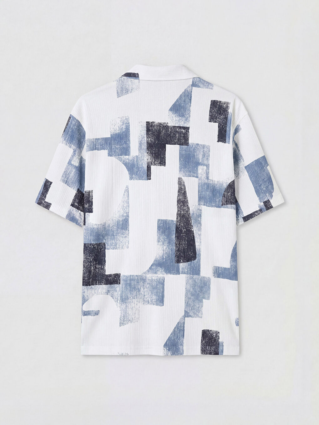 Mavi Regular Fit Desenli Erkek Gömlek-1