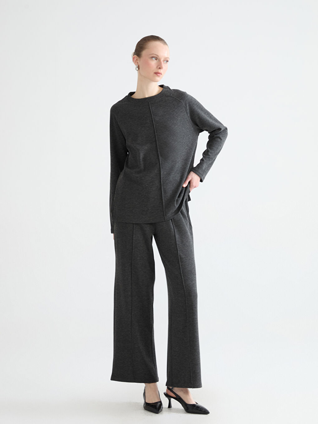 Women's Crew Neck Sweatshirt-1