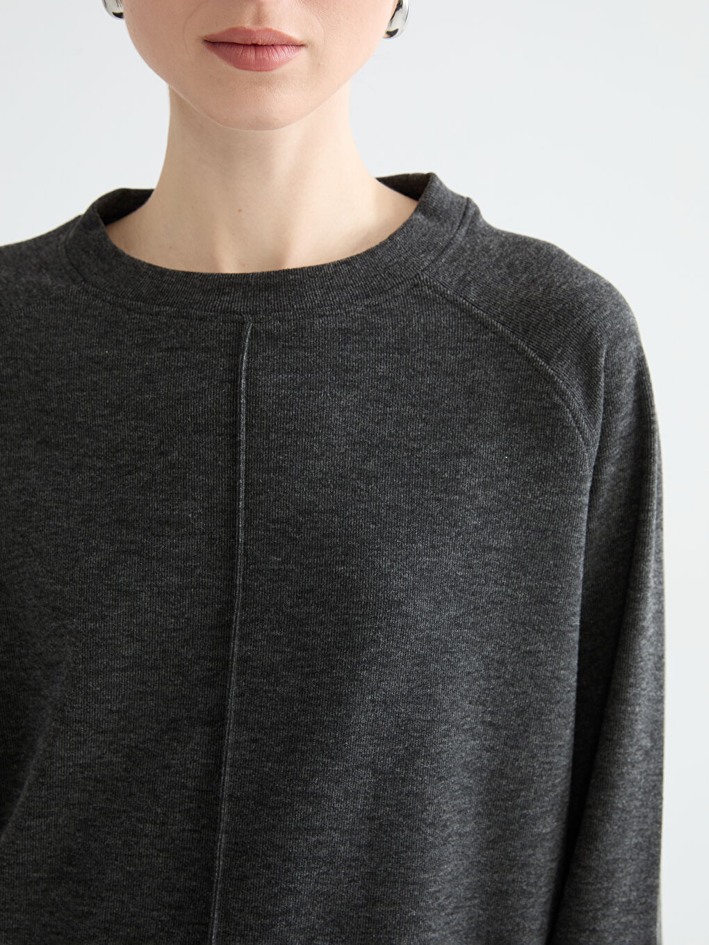 Women's Crew Neck Sweatshirt-2